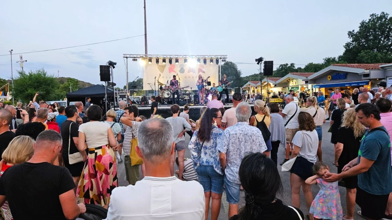 An evening at the fishermen’s festival in Vrsar, July 2025